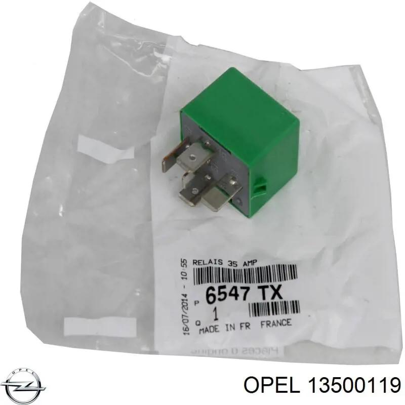 Relé, ventilador de habitáculo Opel Astra 51, 52, F35, M35