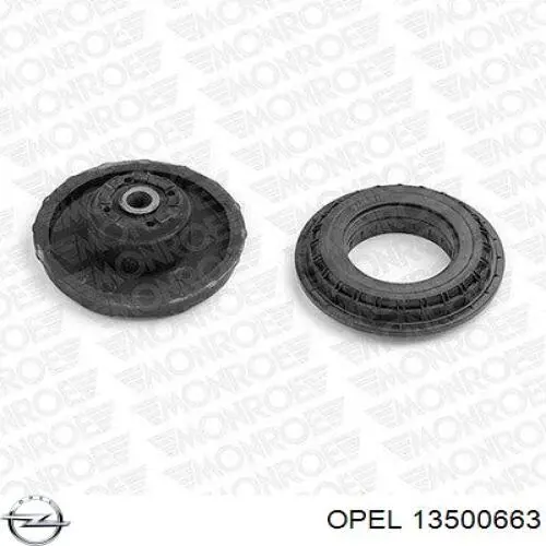 13500663 Opel soporte amortiguador delantero