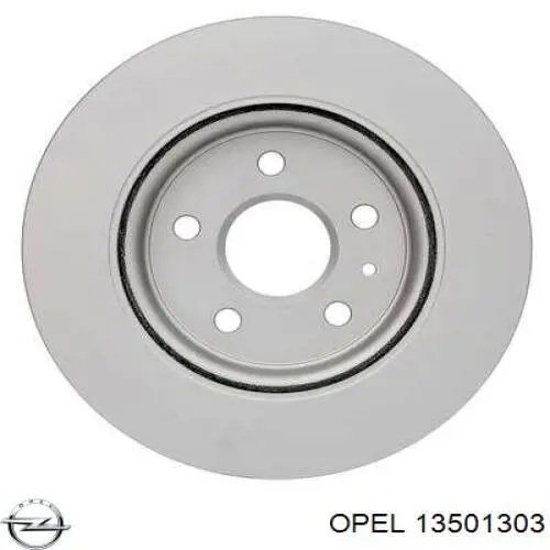 13501303 Opel disco de freno trasero