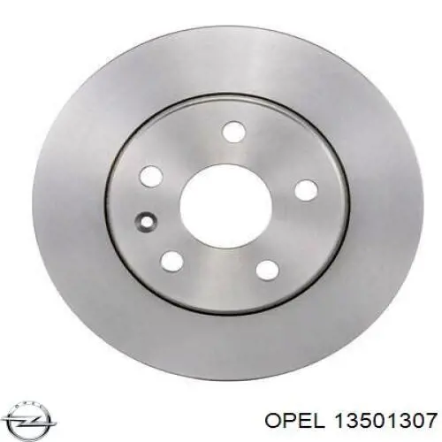 13501307 Opel freno de disco delantero