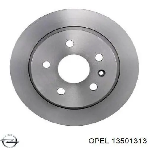 13501313 Opel disco de freno trasero