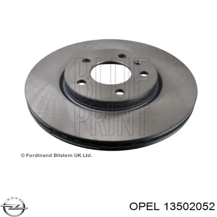 13502052 Opel disco de freno delantero