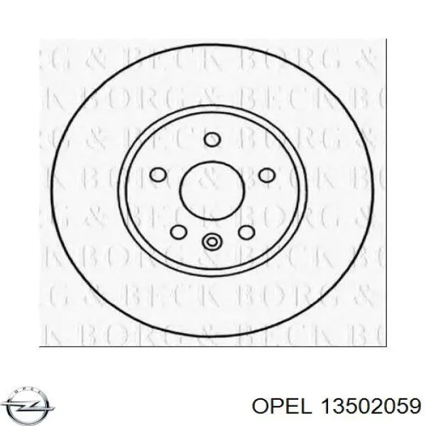 Frenos delanteros Opel 13502059 precio, desde 46,23 EUR