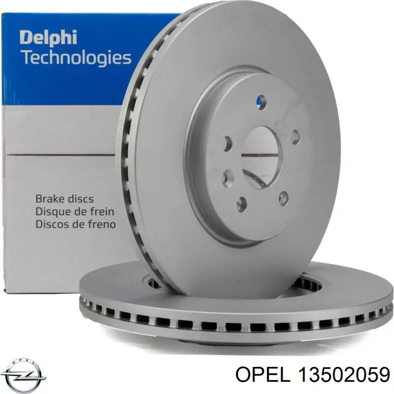 Comprar 13502059 Opel Freno de disco delantero