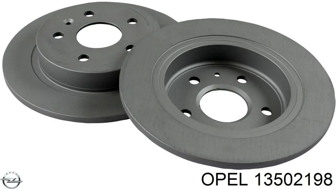 Frenos traseros Opel 13502198
