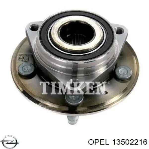 13502216 Opel cubo de rueda delantero