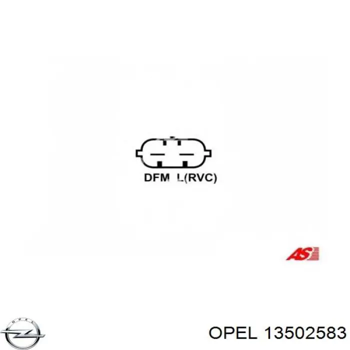 13502583 Opel alternador