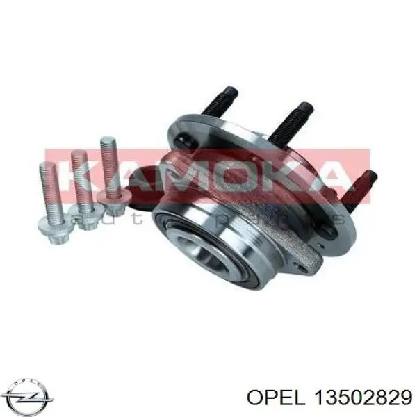 Buje de rueda delantero 13502829 Opel