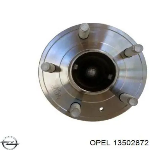 13502872 Opel cubo de rueda trasero