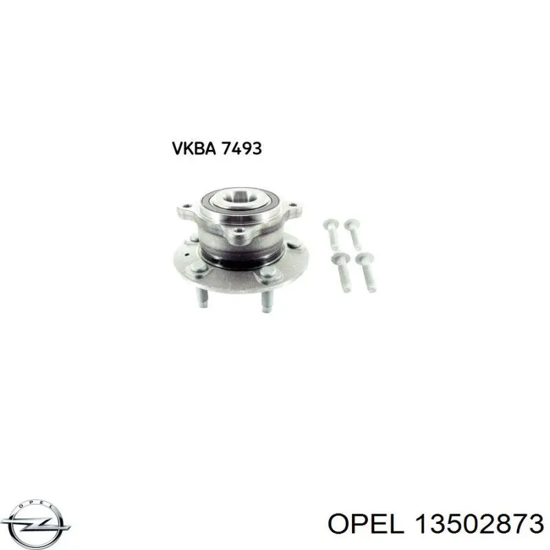 13502873 Opel Buje de rueda trasero