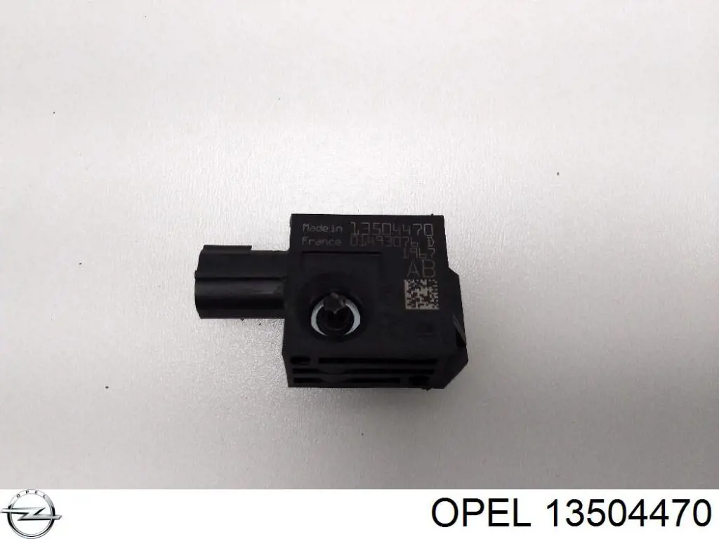 13504470 Opel sensor airbag trasero izquierdo