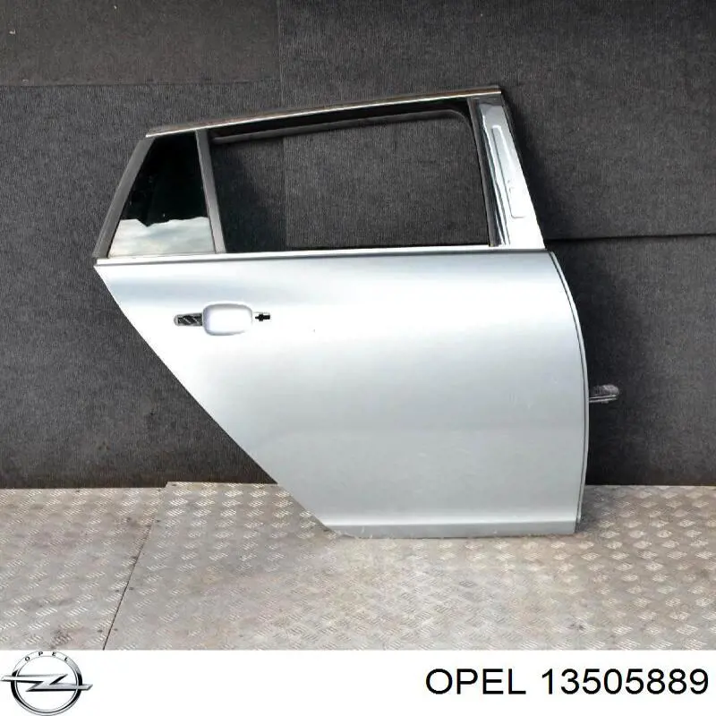 13503892 Opel soporte de manilla exterior de puerta trasera derecha