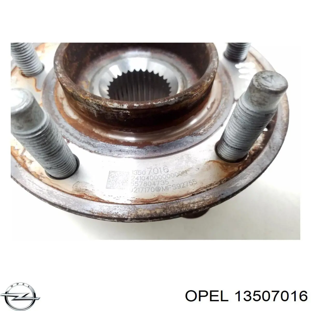 13507016 Opel cubo de rueda delantero