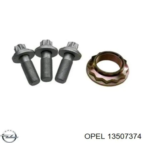 13507374 Opel cubo de rueda trasero