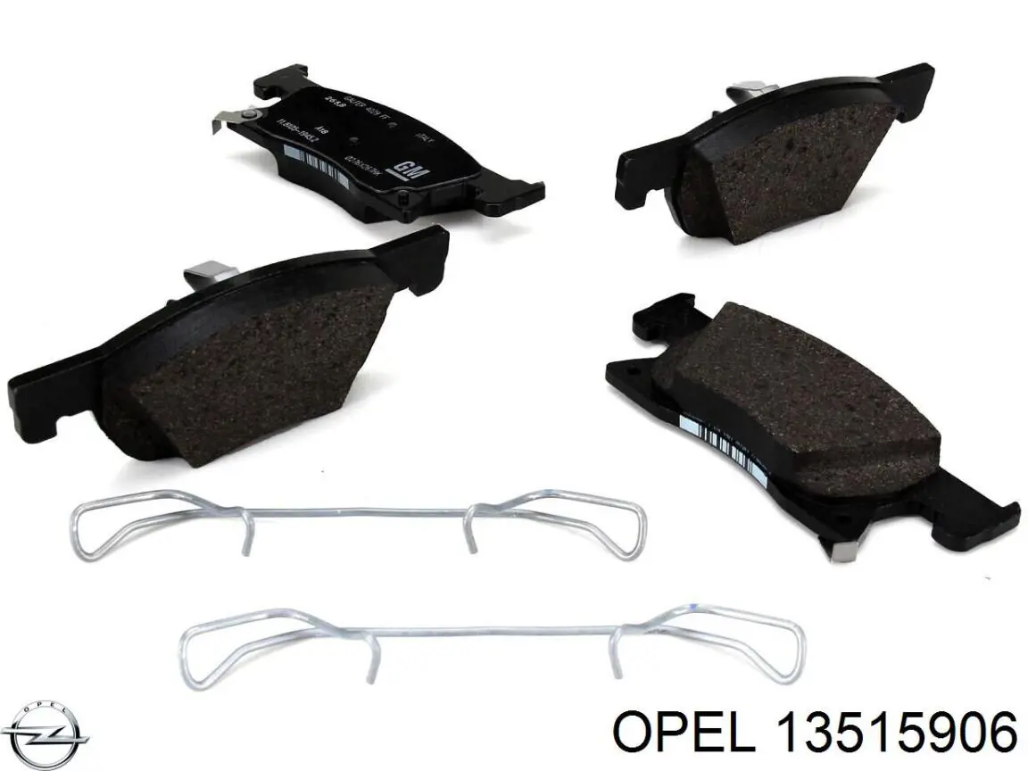 13515906 Opel disco de freno delantero