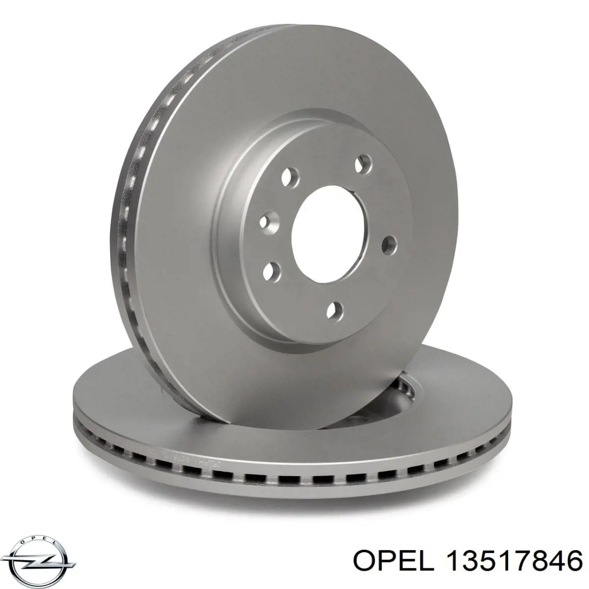 13517846 Opel disco de freno delantero