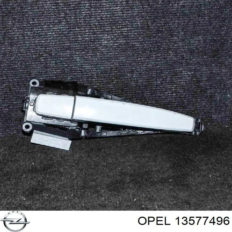 13577496 General Motors Soporte de manija exterior de puerta delantera izquierda