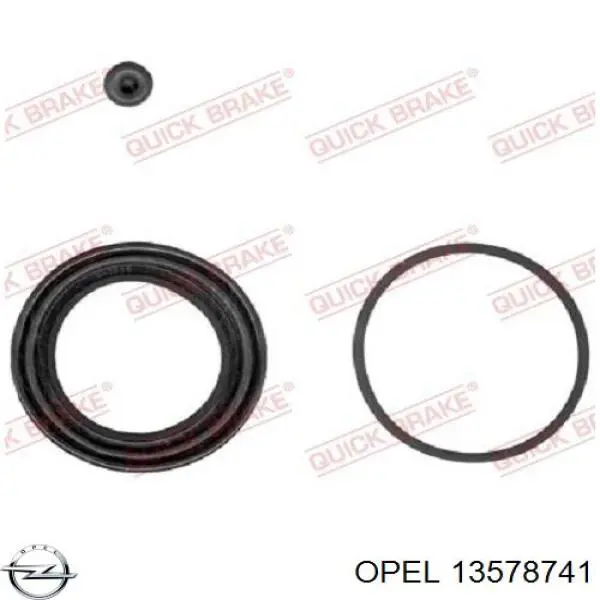 13578741 Opel pinza de freno delantera izquierda