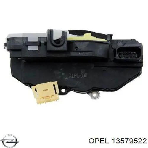 13579522 Opel cerradura de puerta delantera izquierda