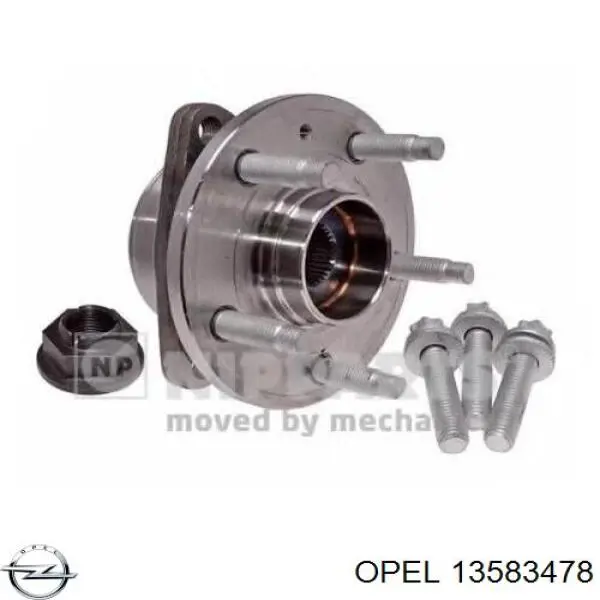Buje de rueda Opel 13583478