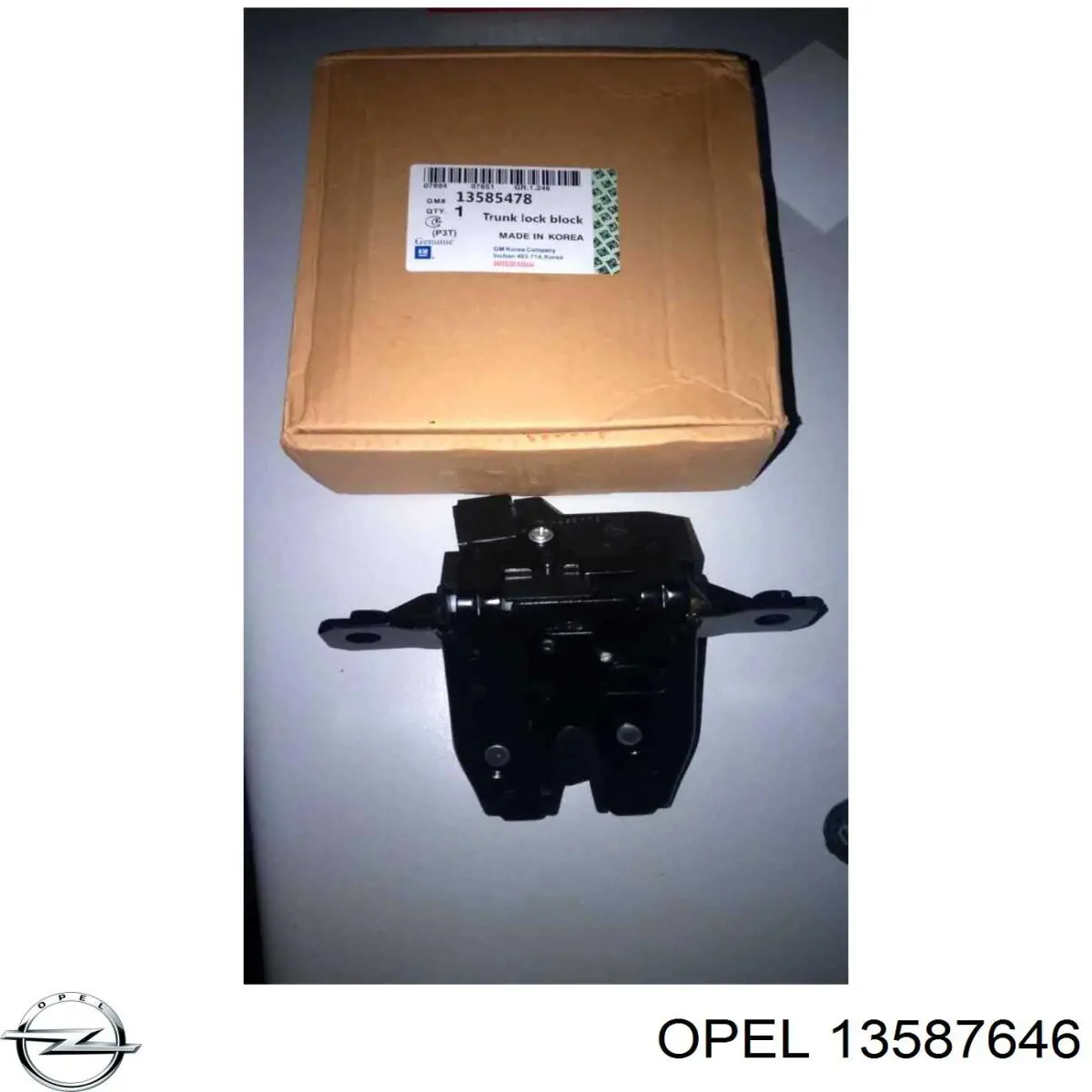 Cerradura de portón trasero Opel 13587646 precio, desde 31,87 EUR