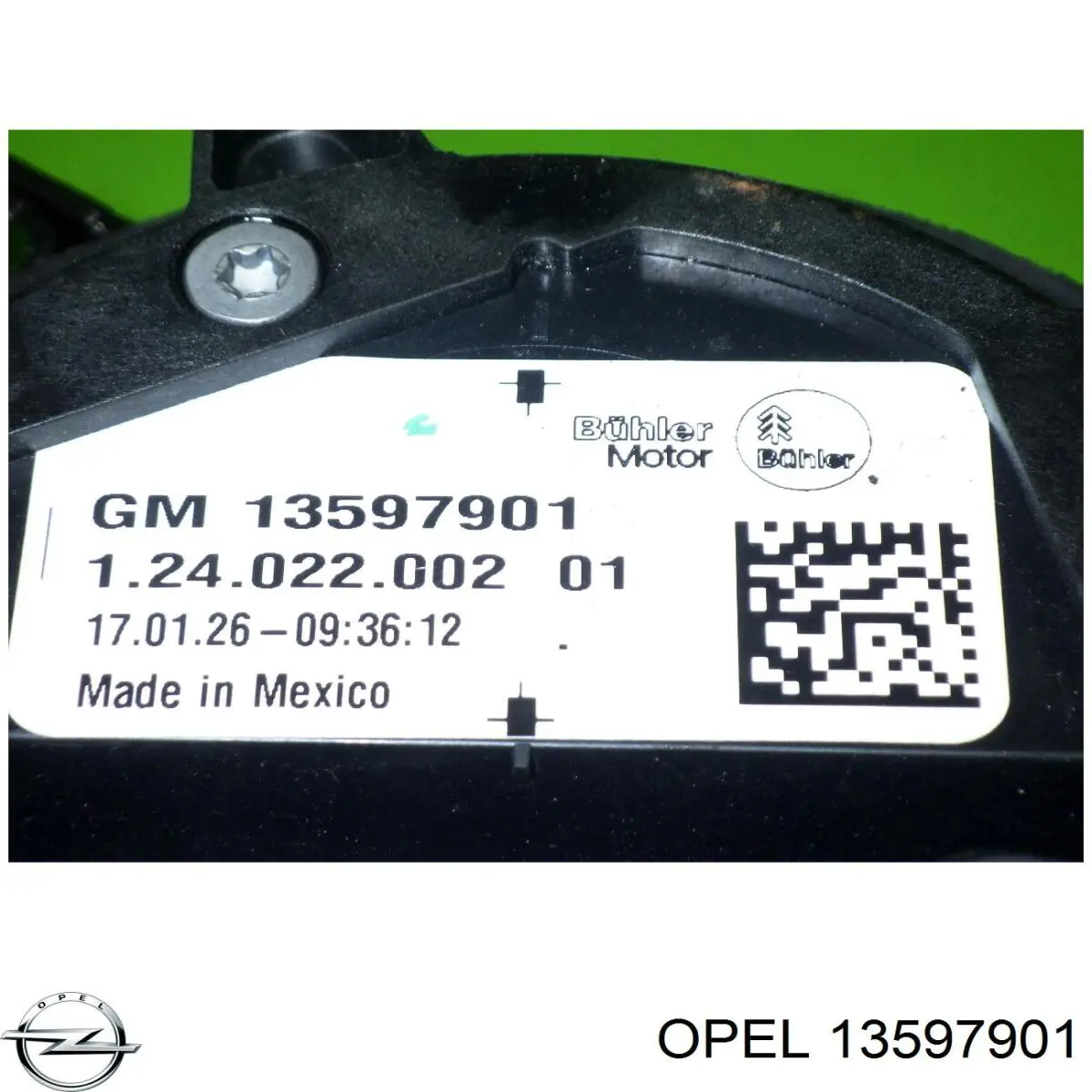 13597901 Opel bomba de enfriamiento de la batería