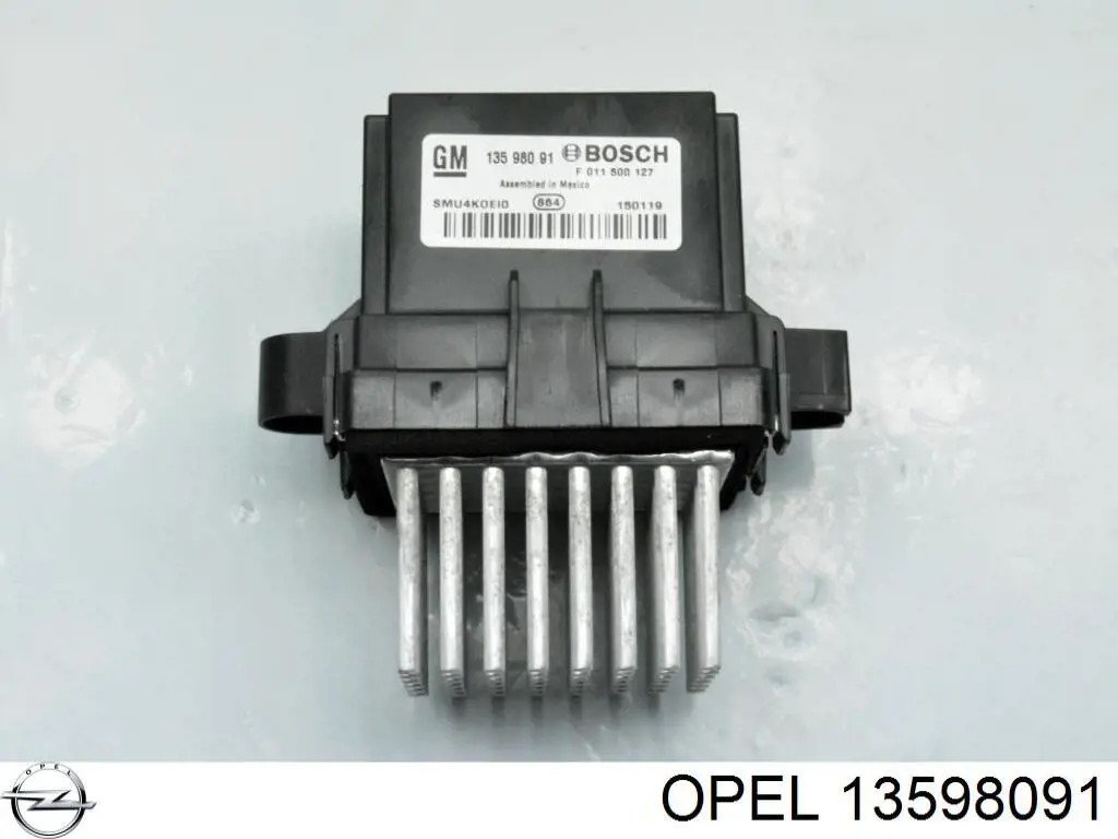 13598091 Opel resistencia de calefacción