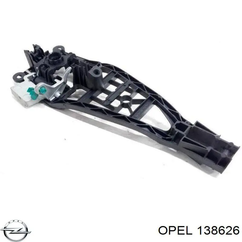 138626 Opel Soporte de manija exterior de puerta delantera derecha