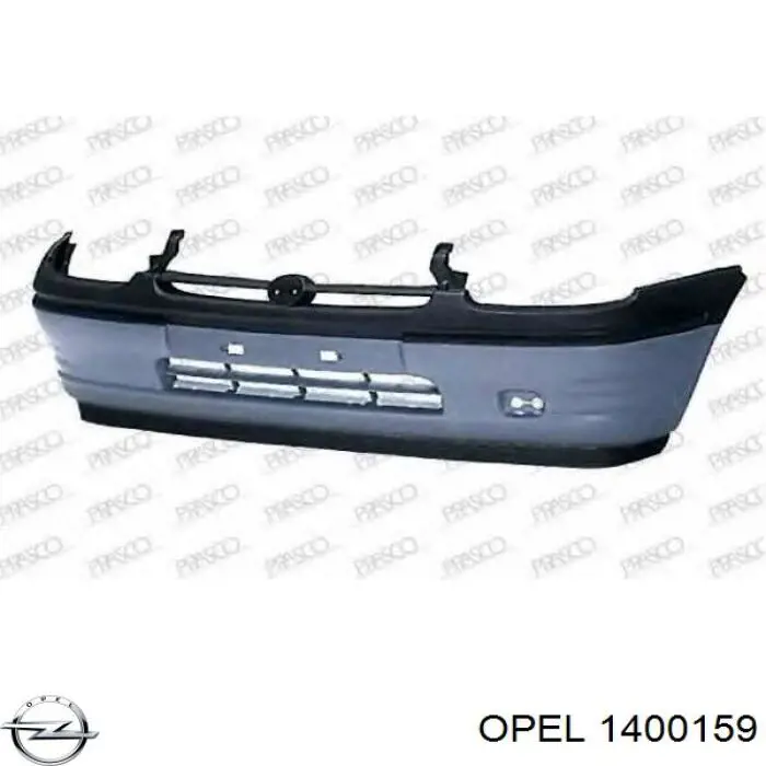 1400159 Opel paragolpes delantero