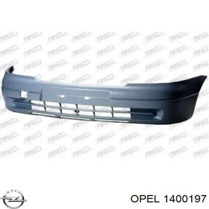 1400197 Opel paragolpes delantero
