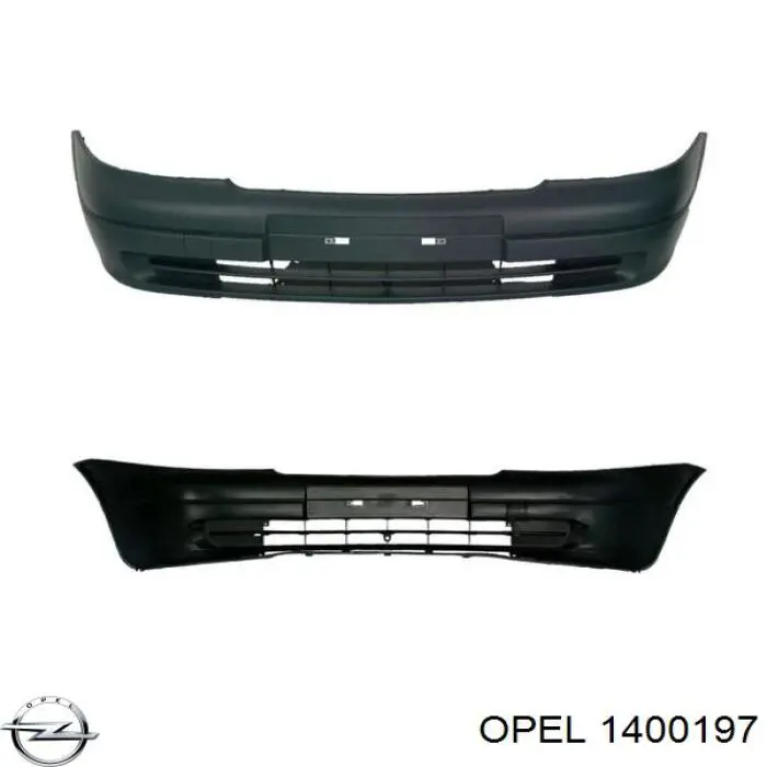 Paragolpes OP0171031 Prasco