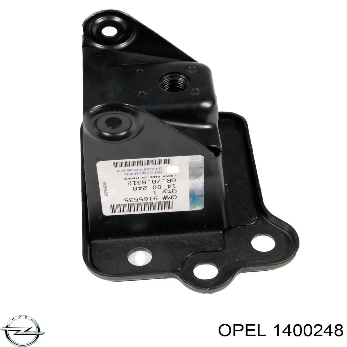 1400248 Opel Soporte del refuerzo del parachoques delantero