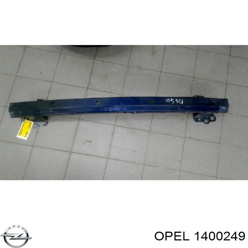 1400249 Opel refuerzo parachoque delantero