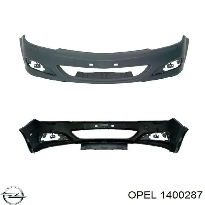 Comprar 1400287 Opel Defensa delantera