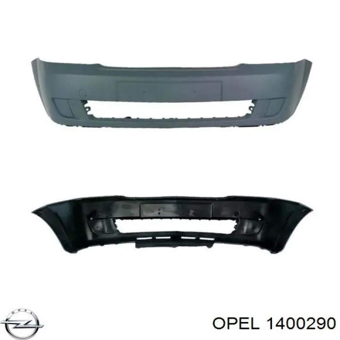 Comprar 1400290 Opel Defensa delantera