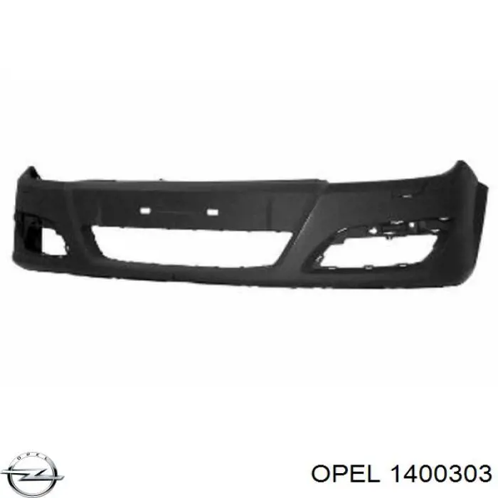 Parachoques delantero Opel 1400303 precio, desde 88,35 EUR