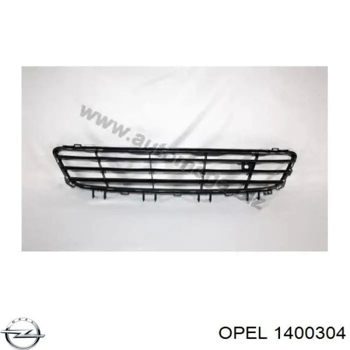 Rejilla de ventilación, paragolpes delantero, central Opel 1400304 precio, desde 19,39 EUR