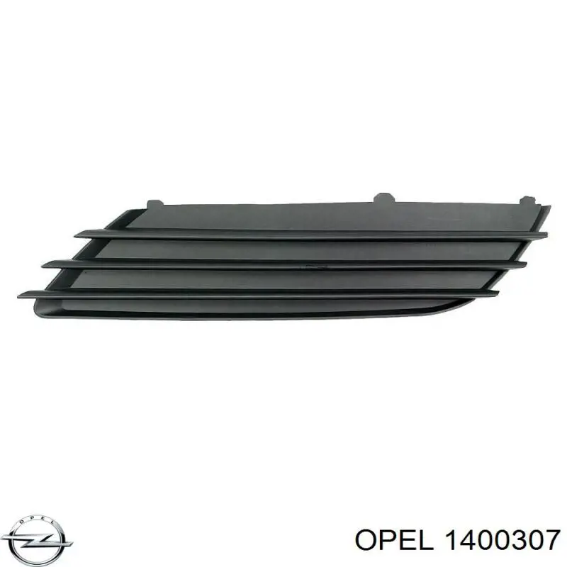 1400307 Opel rejilla de ventilación, parachoques trasero, izquierda