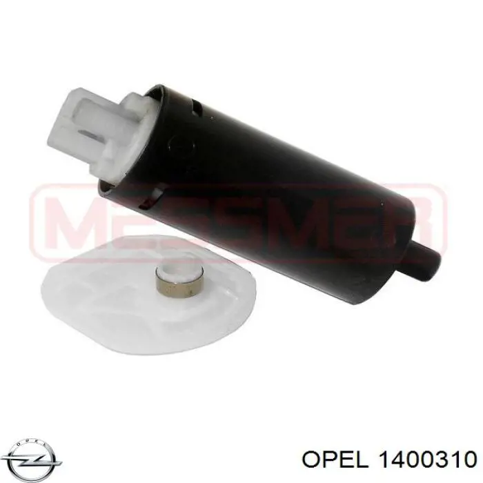 1400310 Opel soporte de amplificador de parachoques delantero