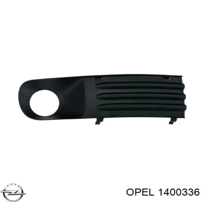Moldura derecha del parachoques delantero Opel 1400336 precio, desde 13,94 EUR