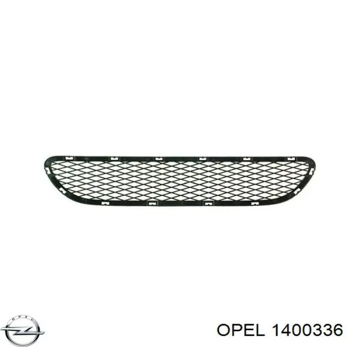 Comprar 1400336 Opel Moldura derecha del parachoques delantero