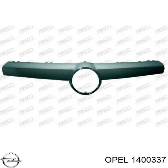 Rejilla de ventilación, paragolpes delantero, central Opel 1400337 precio, desde 36,28 EUR