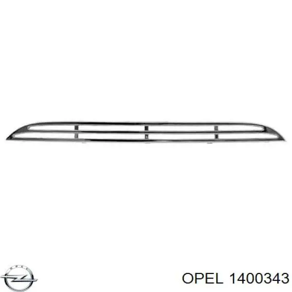 Comprar 1400343 Opel Rejilla del parachoques delantera izquierda