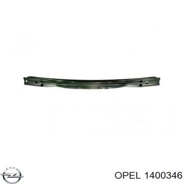 1400346 Opel Refuerzo parachoque delantero