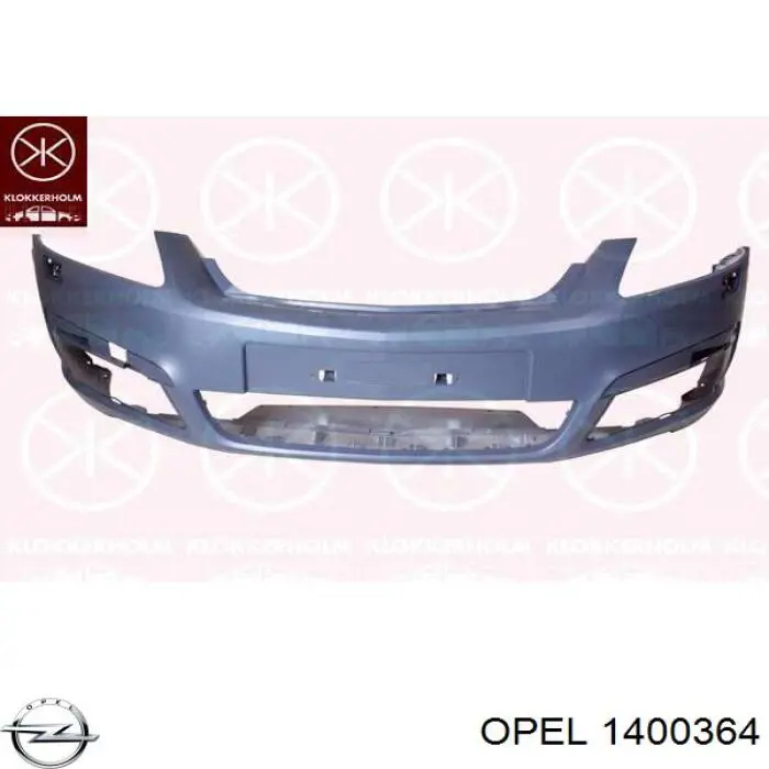 1400364 General Motors Paragolpes delantero