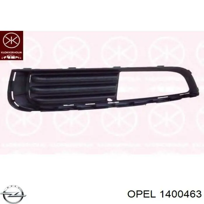 1400463 Opel embellecedor, faro antiniebla derecho
