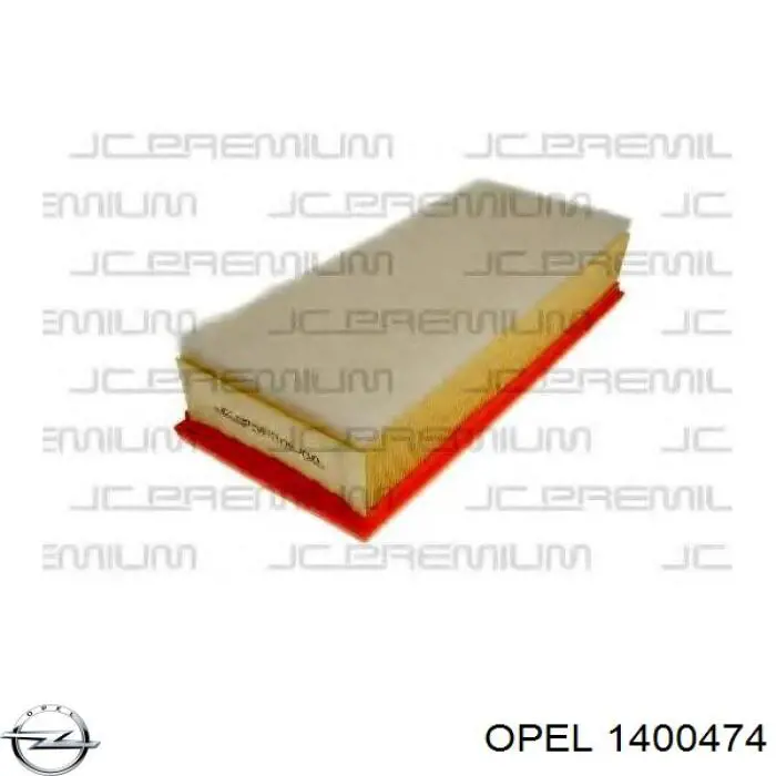 1400474 Opel parachoques delantero