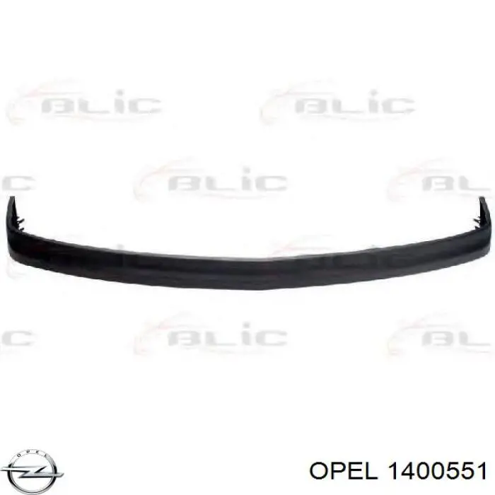 1400551 Opel alerón parachoques delantero