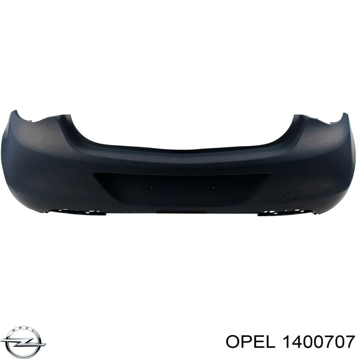 1400707 Opel parachoques trasero