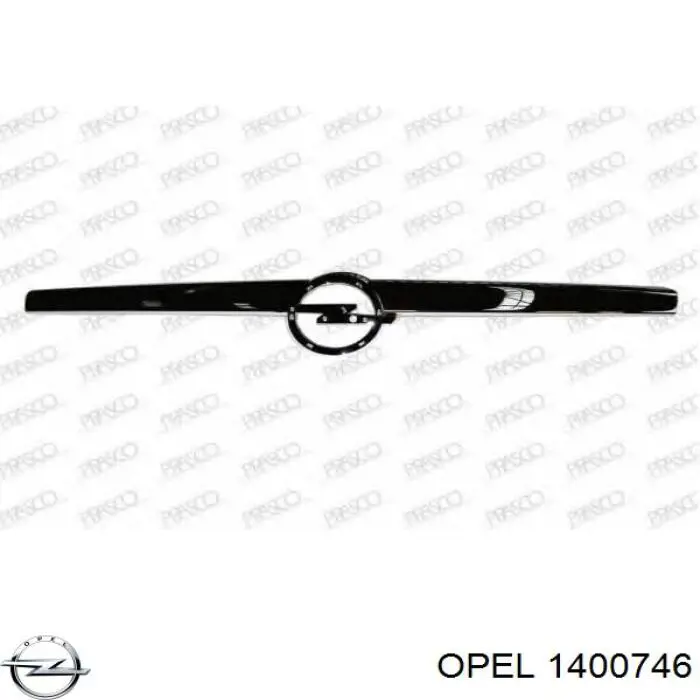 Parrilla 1400746 Opel